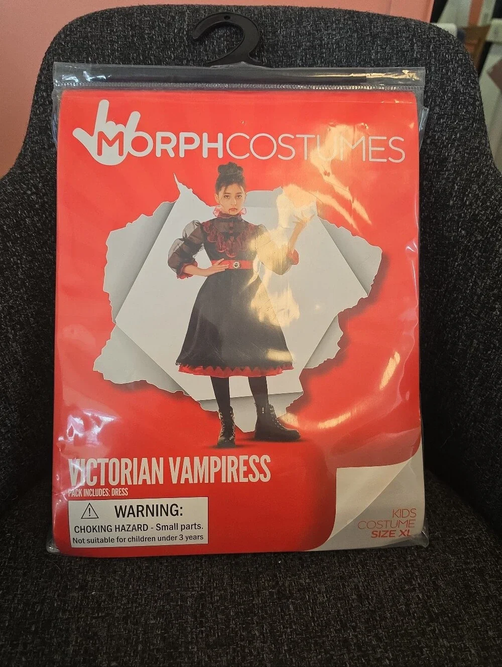 MIP MorphCostumes Girls Size XL Victorian Vampiress Halloween Costume Dress